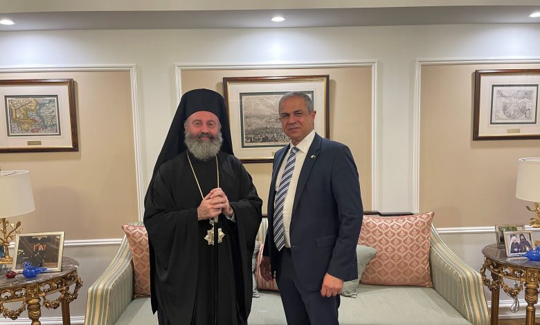 Meeting of the Archbishop of Australia with the Ambassador of Israel