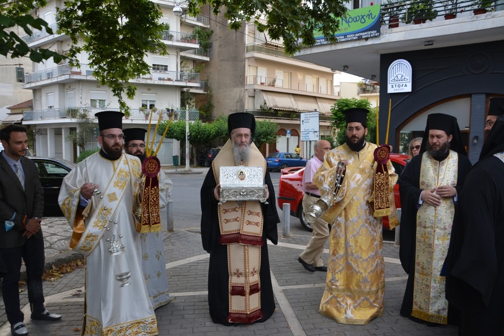 Υποδοχή ιερού λειψάνου Αγίου Καλλινίκου στο Αγρίνιο