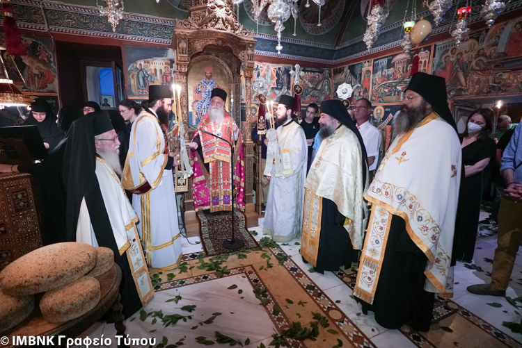 Πανηγυρικός Αρχιερατικός Εσπερινός στην Ιερά Μονή Αγίων Πάντων Βεροίας