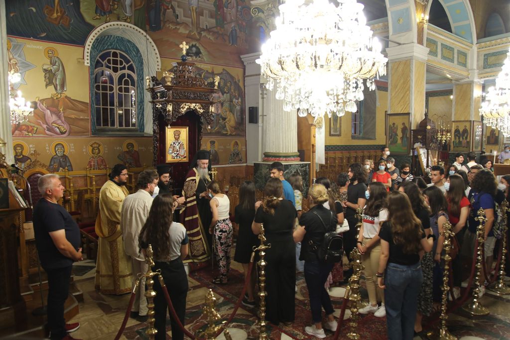 Ιερά Παράκληση για τις Πανελλήνιες Εξετάσεις στην Αγία Παρασκευή Μεσολογγίου