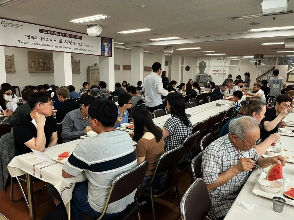 The common Agape meals have reopened