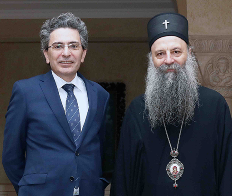 Ο Πατριάρχης Σερβίας υποδέχθηκε τον Πρέσβη της Ισπανίας