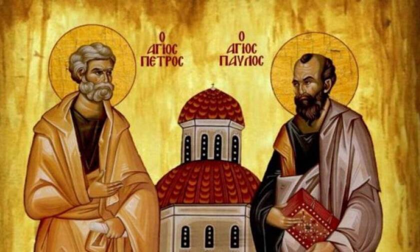Ο Απόστολος και το Ευαγγέλιο της εορτής των Πρωτοκορυφαίων Αποστόλων