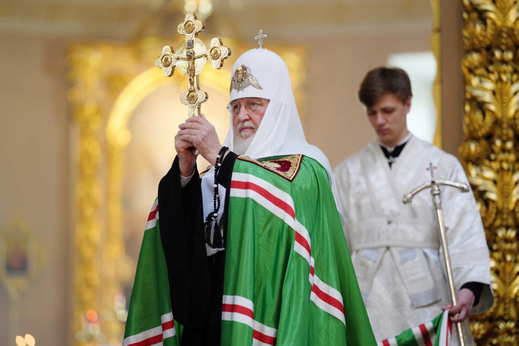 В праздник Вознесения Господня Предстоятель Русской Церкви совершил Литургию в московском храме «Большое Вознесение» и возглавил хиротонию архимандрита Георгия (Войтовича) во епископа Пинского