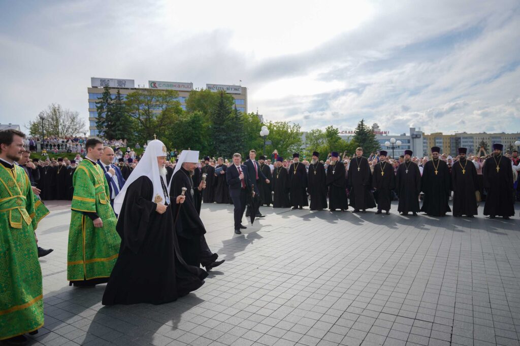 მინსკში ბელარუსის პირველი ეგზარქოსის, მიტრ. ფილარეტის ძეგლი დაიდგა