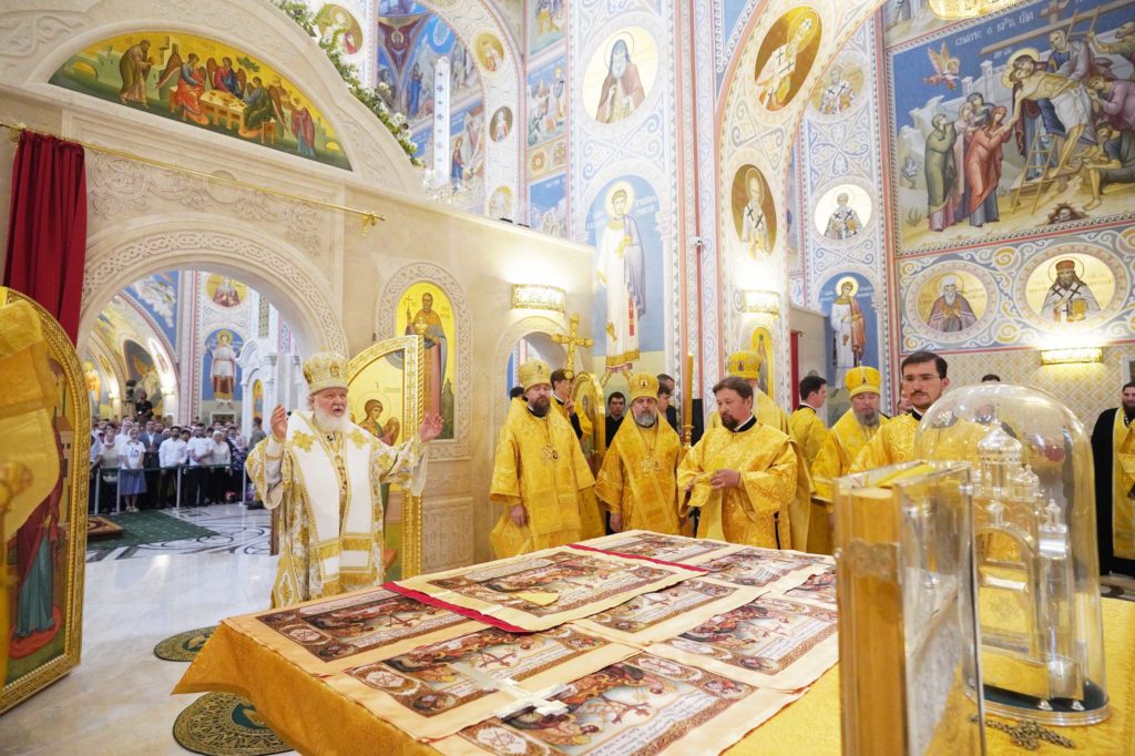 Предстоятель Русской Церкви освятил Андреевский кафедральный собор в Геленджике