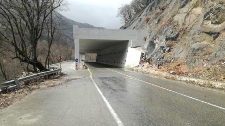 Бави се асфалтирането при новия тунел на пътя за Рилския манастир