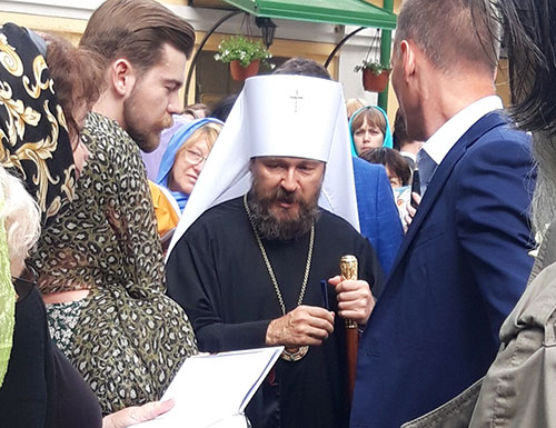 Митрополит Иларион простился со своей московской паствой
