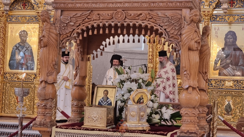 Λευκωσία: Υποδοχή ιερού λειψάνου του Αγίου Νεοφύτου του Εγκλείστου