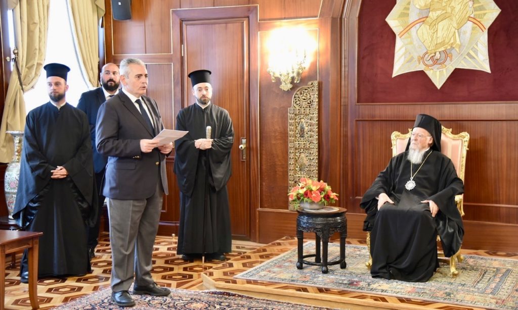 Χαρακόπουλος προς Οικουμενικό Πατριάρχη: Η αναγνώριση της Αρχιεπισκοπής Αχρίδος επουλώνει μια πληγή δεκαετιών