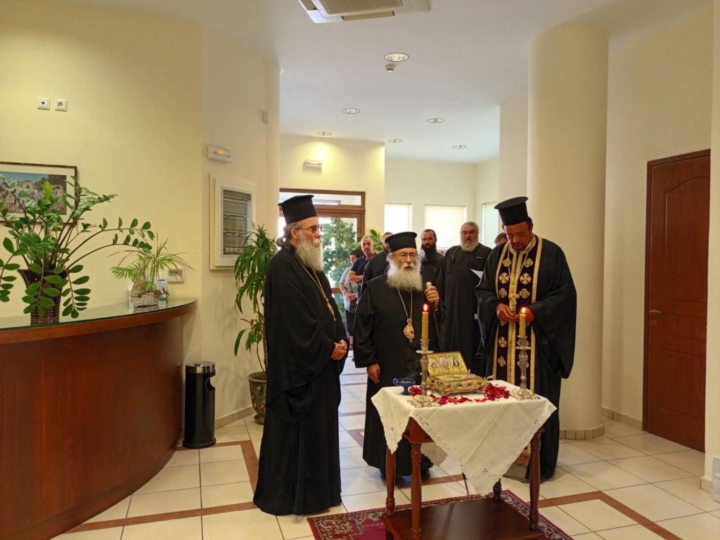 Ο Αρχιεπίσκοπος Σινά κ. Δαμιανός στη Μητρόπολη Κισάμου