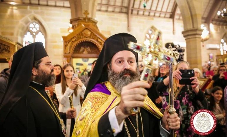 Three-year anniversary of enthronement of Archbishop of Australia Makarios