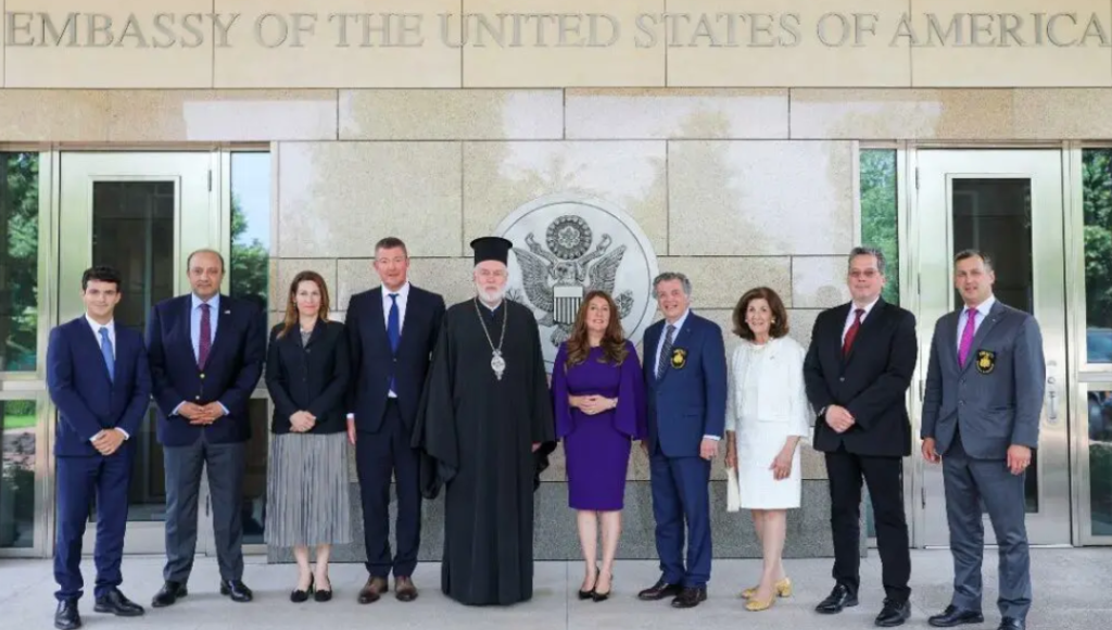 Архонтите от Ордена „Свети Андрей“ се срещнаха с посланика на САЩ в София