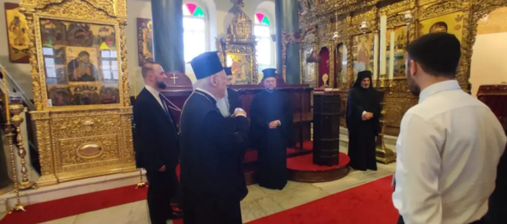 The Ecumenical Patriarch at the Theological School of Halki