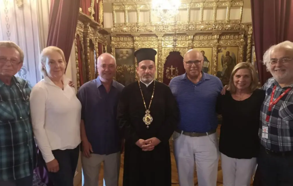 Архонти от Архиепископията на Америка посетиха Богословската школа в Халки
