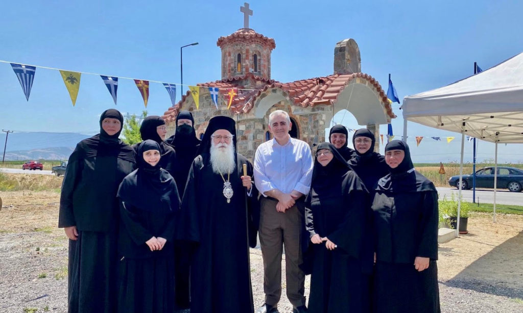 Ο Γενικός Γραμματέας της Δ.Σ.Ο. στα θυρανοίξια παρεκκλησίου του Αγίου Πορφυρίου