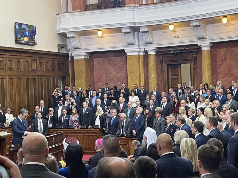 Στην ορκωμοσία Βούτσιτς ο Πατριάρχης Σερβίας