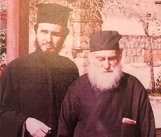 Φωτογραφία ντοκουμέντο: Ο Μητροπολίτης Λήμνου με τον Όσιο Βησσαρίωνα