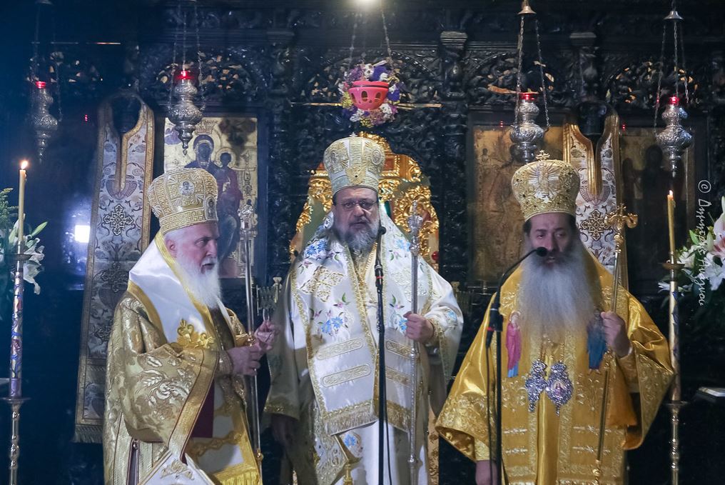 Archieratical Divine Liturgy celebrated on Sunday of All Saints at Monastery of Dormition of the Theotokos Agathonos