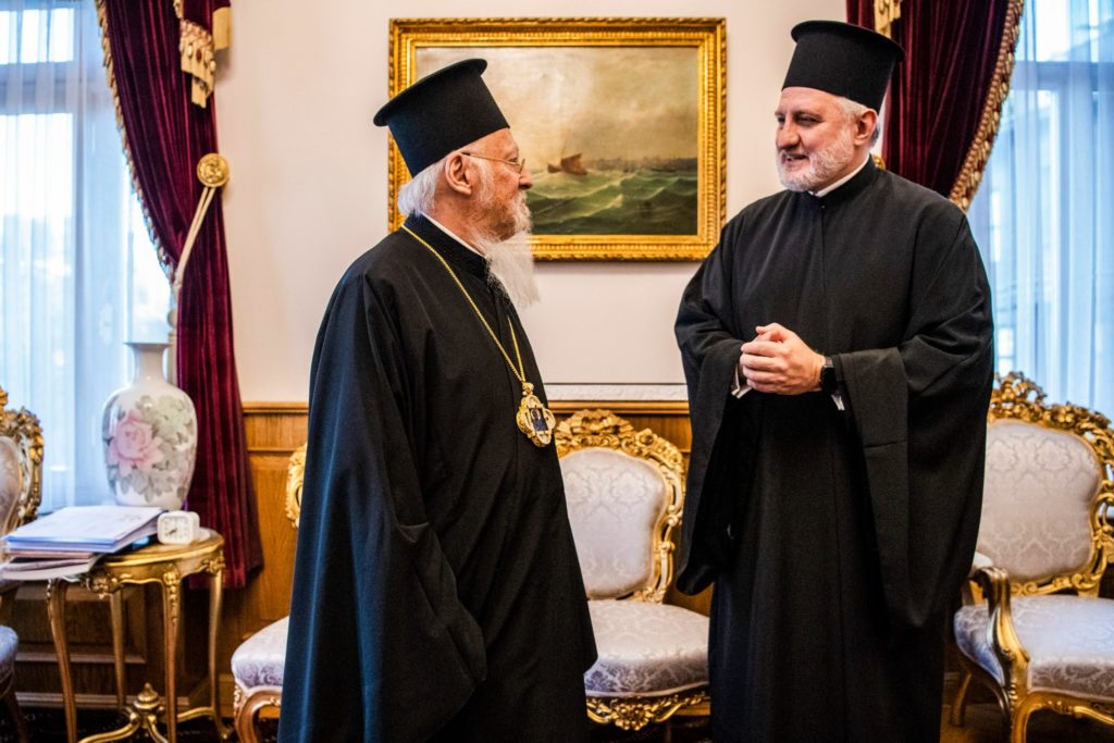 Στο Οικουμενικό Πατριαρχείο ο Αρχιεπίσκοπος Αμερικής