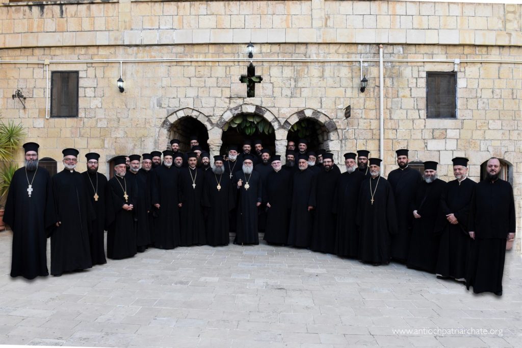 Patriarch of Antioch John X meets with Orthodox clergymen of Diocese of Damascus