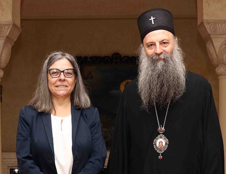 Στον Πατριάρχη Σερβίας η Πρέσβης της Πορτογαλίας