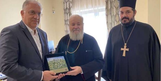 Στον Μητροπολίτη Κυδωνίας ο Υπουργός Προστασίας του Πολίτη