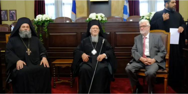 Ecumenical Patriarch Bartholomew at the City Hall of Ioannina