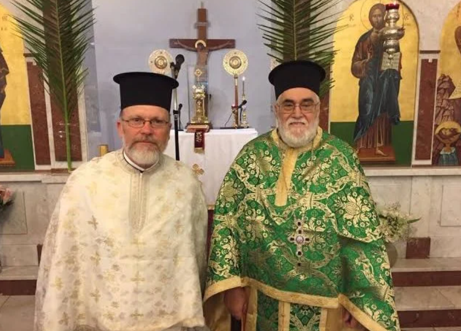His Grace Bishop Kyriakos presides at Sts Anargiri Oakleigh Great Vespers service and farewells Rev. Fr Antonio Cagnoni at St Haralambos, Templestowe