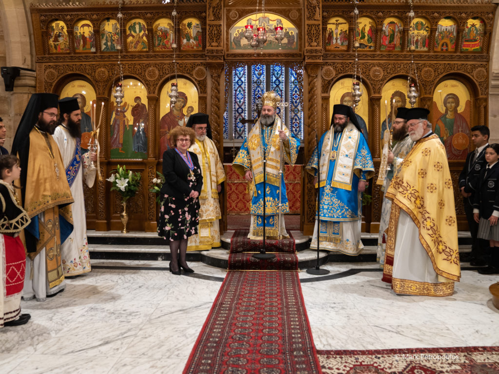 Μνημόσυνο για τους πεσόντες υπέρ της ελευθερίας της Κύπρου, από τον Αρχιεπίσκοπο Αυστραλίας