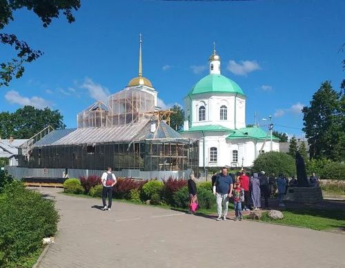 Восстановлен исторический вид фундамента церкви святой Варвары в Печорах