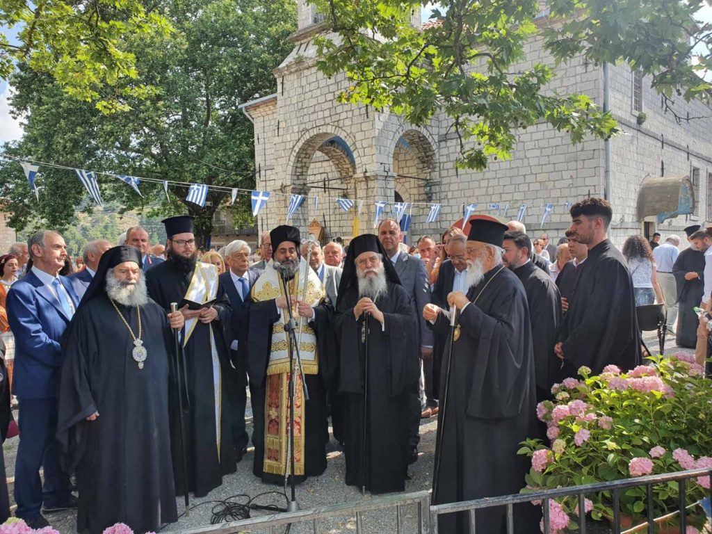 Τελετή ανακήρυξης του Μητροπολίτη Μονεμβασίας σε Επίτιμο Δημότη Γορτυνίας