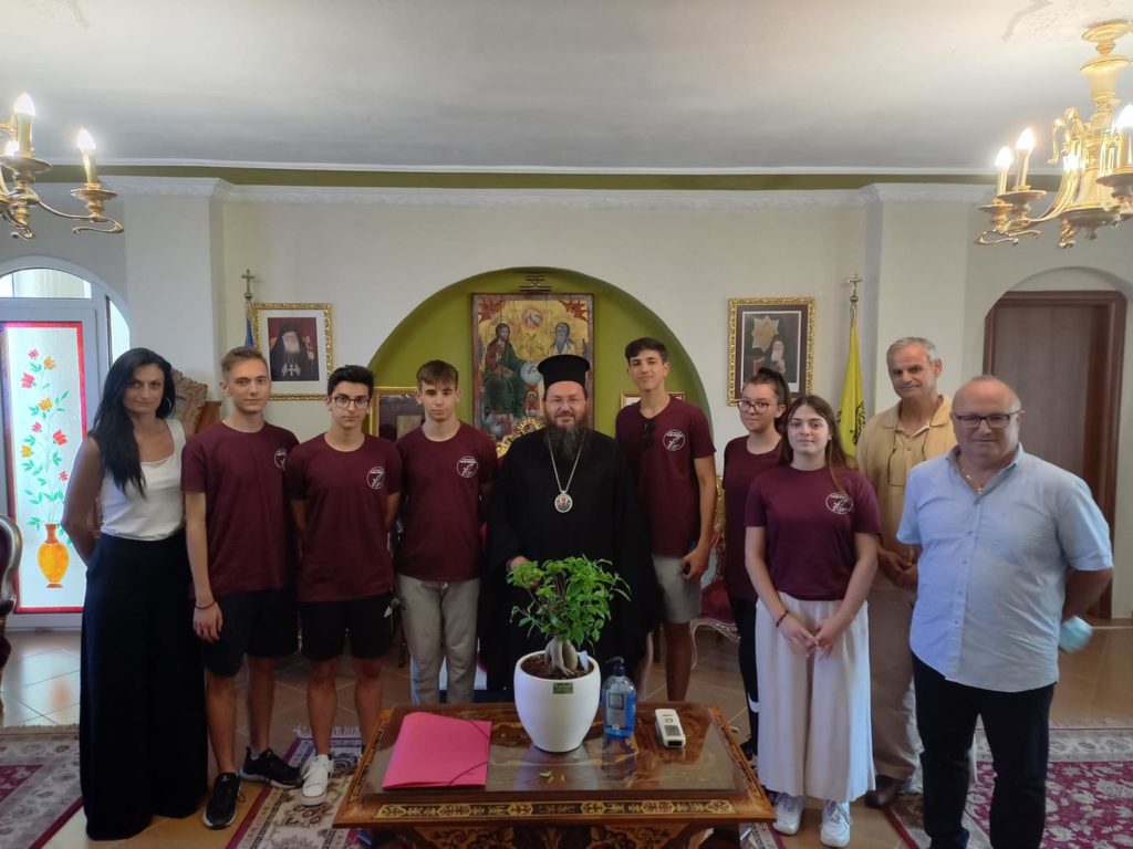 Ο Μητροπολίτης Κιλκισίου υποδέχθηκε μαθητές του 2ου Πειραματικού Γυμνασίου Κιλκίς