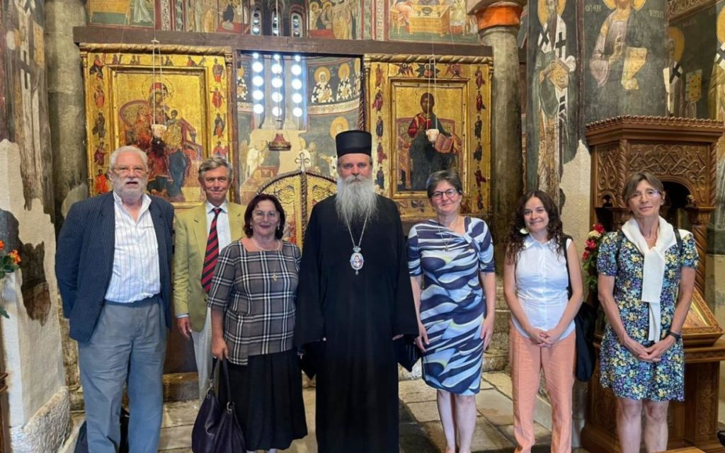 Епископ Теодосије са делегацијом “Europa Nostra”