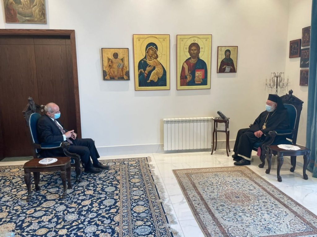 قبل ظهر الجمعة 29 تموز 2022 استقبل سيادة متروبوليت بيروت وتوابعها المطران الياس عوده النائب ملحم