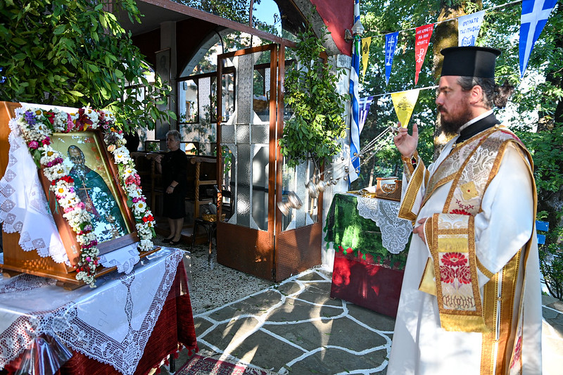 Μνήμη του Οσίου Αθανασίου του Αθωνίτου στο Παλαιοχώρι Χαλκιδικής