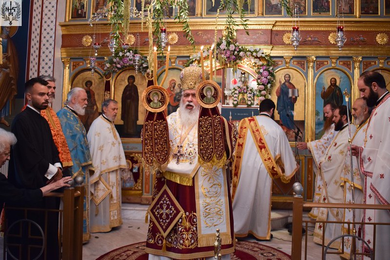 Αρχιερατική Θεία Λειτουργία στον Πανηγυρίζοντα Ι.Ν.Αγίας Παρασκευής Ξηροκρήνης