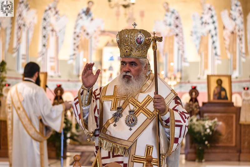 Ο Μητροπολίτης Νεαπόλεως στον Ι.Ναό Αγίου Παντελεήμονος στην Πολίχνη