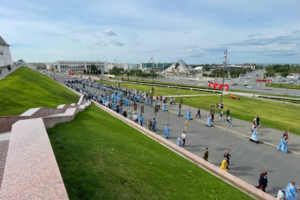 Церковные торжества в честь 443-й годовщины явления Казанской иконы Божией Матери прошли в столице Татарстана