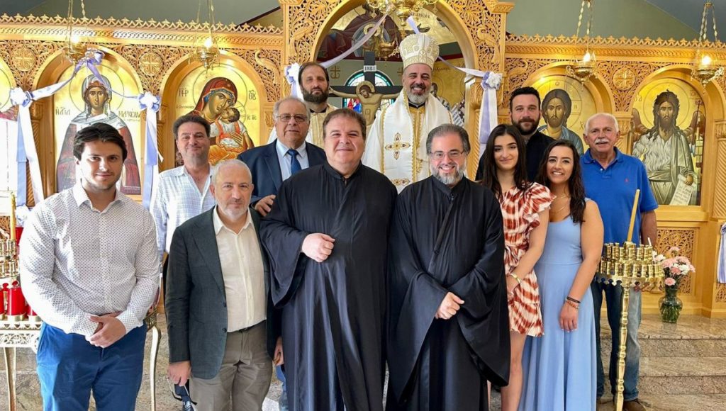 Bishop Athenagoras of Nazianzos Joins Association of Chiotes for Feast Day Celebrations of Saint Markella