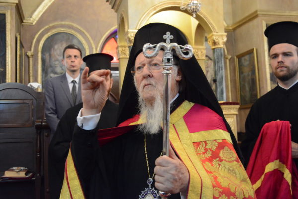 Ecumenical Patriarch Bartholomew officiates at festal Divine Liturgy at celebrating Church of the 12 Apostles