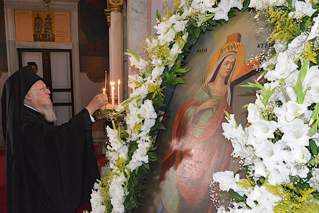 Οικουμενικός Πατριάρχης από την Αγία Κυριακή Κοντοσκαλίου για Ουκρανία: «Προσευχόμεθα νυχθημερόν να τελειώσει αυτός ο πόλεμος»