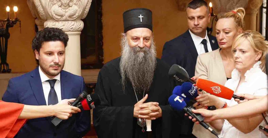 Patriarch of Serbia Porfirije, Montenegro PM Abazović refer to breakthrough over so-called ‘Fundamental Agreement’