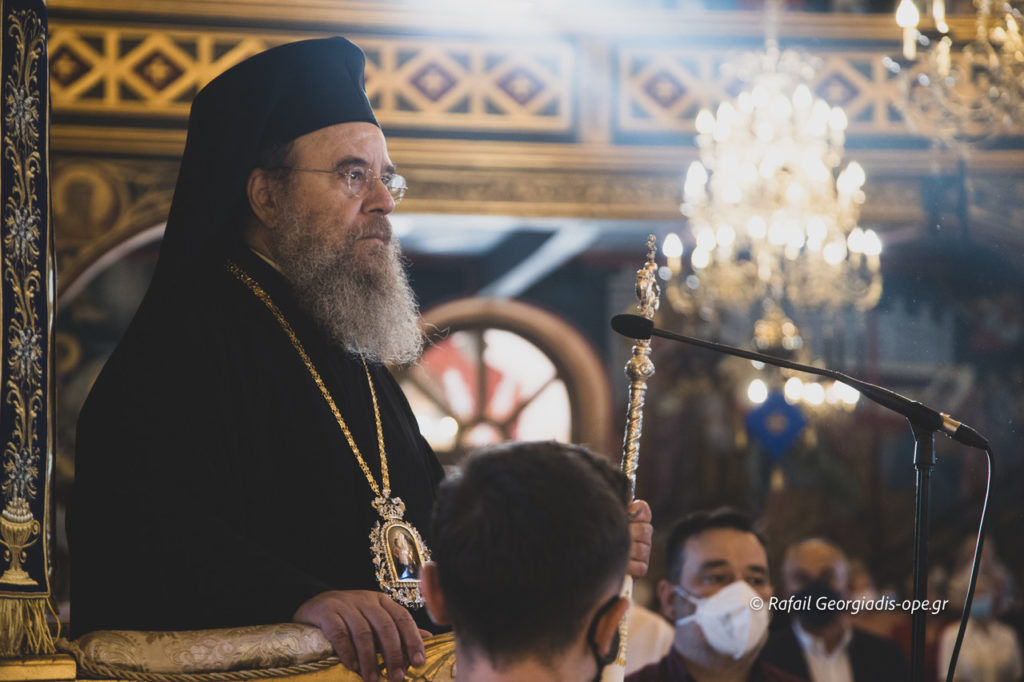 Θεσσαλονίκη: Ο Μητροπολίτης Ιερισσού στον πανηγυρικό Εσπερινό του Προφήτη Ηλία στην Πυλαία