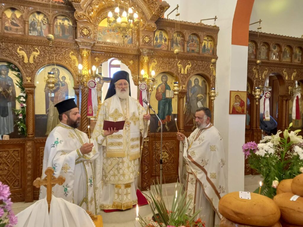 Τρισάγιο για τον μακαριστό Αρχιεπίσκοπο Κρήτης κυρό Τιμόθεο στο Κατωφύγι Βιάννου
