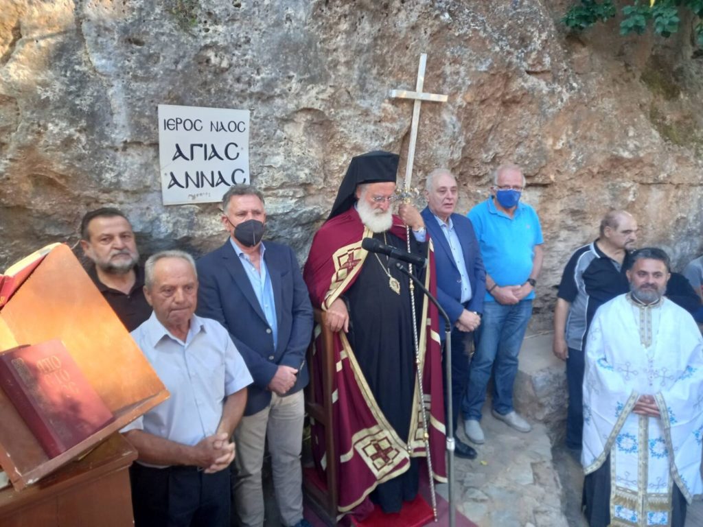 Εσπερινός της Αγίας Άννας στο Γεράκι Πεδιάδος