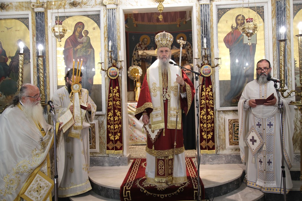 Ο Μητροπολίτης Ναυπάκτου στην Αγία Τριάδα Παναιτωλίου