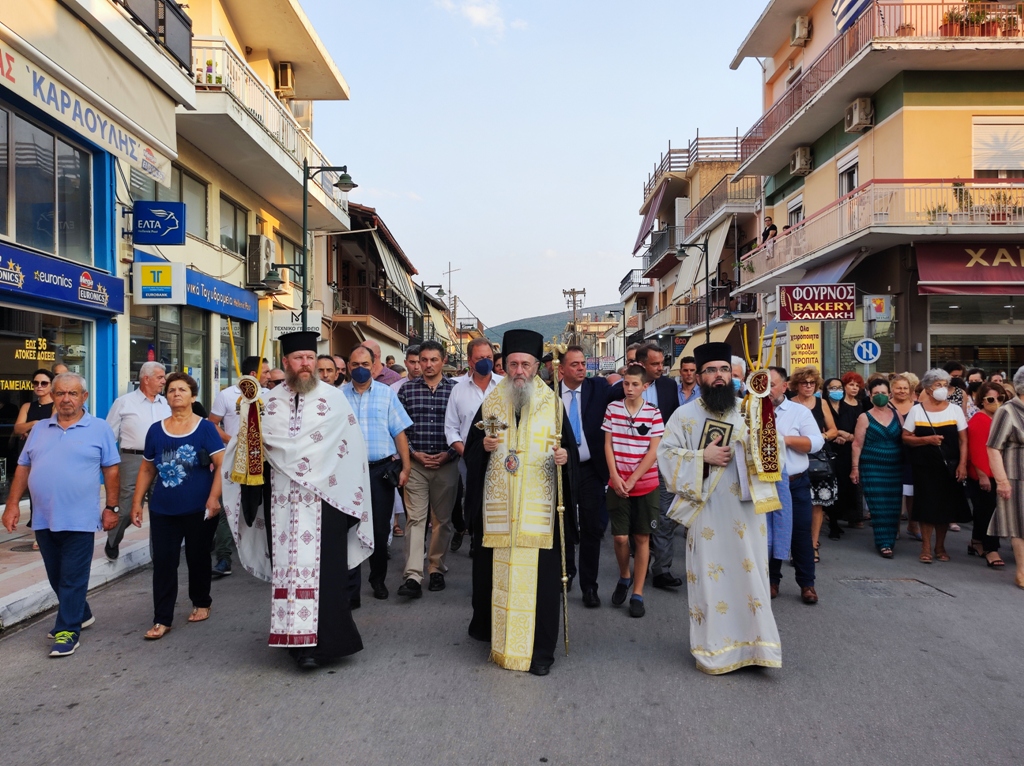 Η λιτανεία του Αγίου Παντελεήμονος στην Βόνιτσα