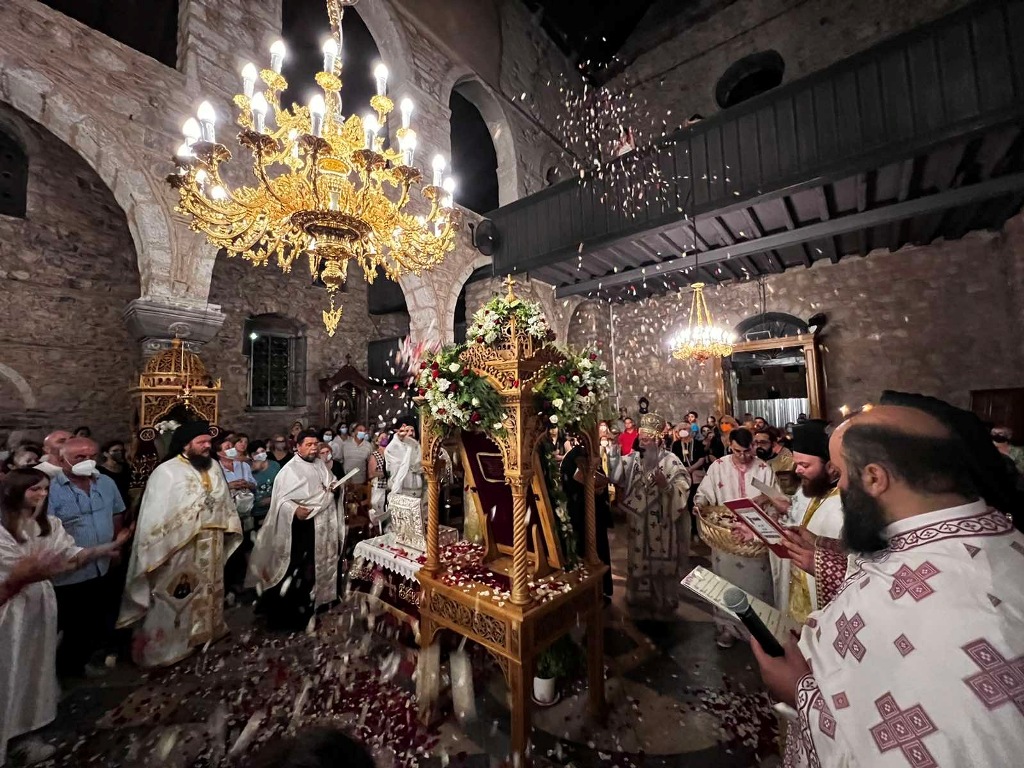 Προεόρτια Ιερά Αγρυπνία για την Πολιούχο Χαλκίδος