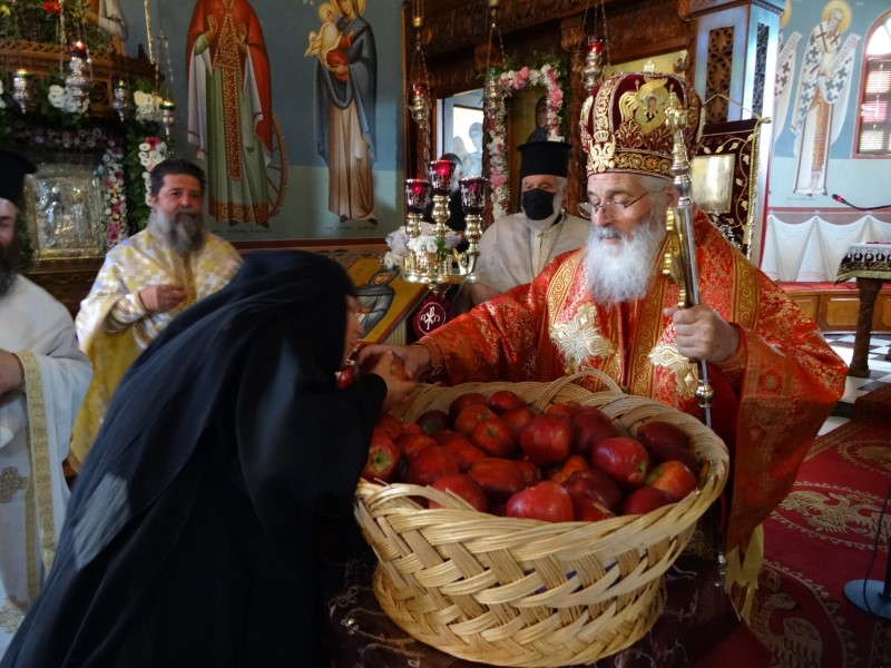 Εορτασμός της Οσίας Ειρήνης Χρυσοβαλάντου στη Λέρο